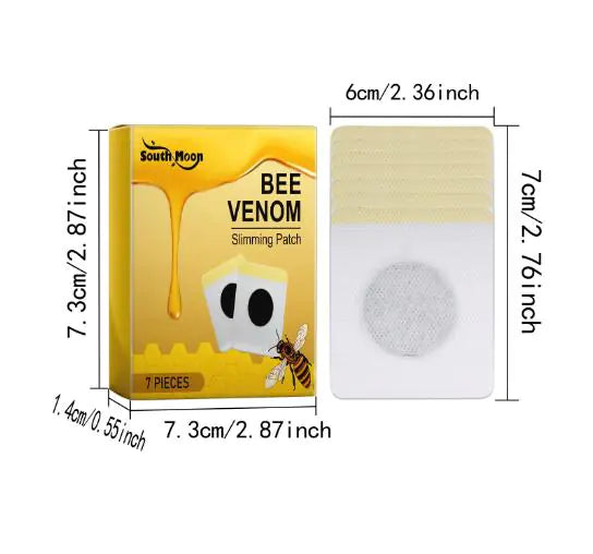 Bee Venom Lymphatic Drainage Slimming Patch (One Box)